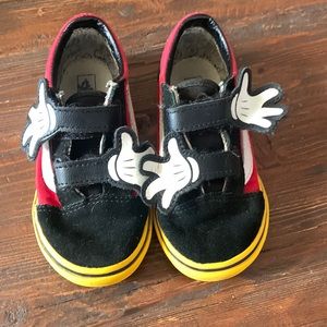 Retro Mickey Mouse Toddler Vans 9T